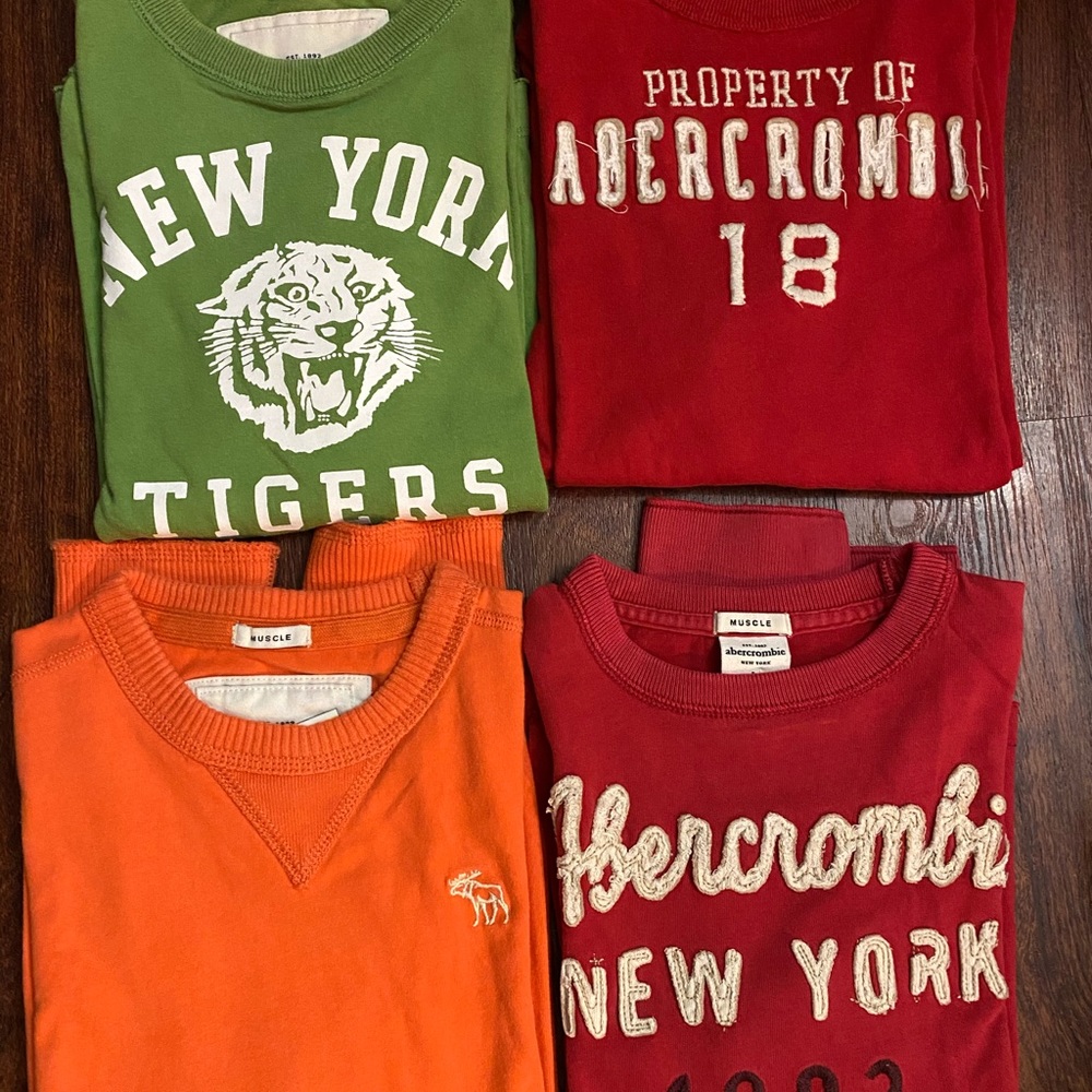 Abercrombie Long Sleeve Bundle - 4pcs